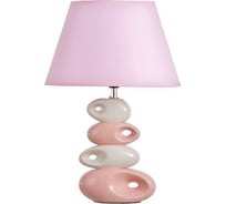 Настольная лампа RISALUX 16621/1 E14 40Вт бело-розовая 20х20х38 см 6300855