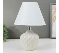 Настольная лампа RISALUX 16367/1WT E14 40Вт белый 20х20х30 см 5448824