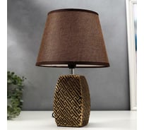 Настольная лампа RISALUX 16444/1BR E14 40вт бронза 22х22х34 см 5478181