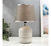 Настольная лампа RISALUX 16362/1 E14 40Вт серый 20х20х30 см 5448820