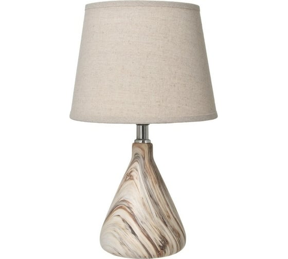 Настольная лампа RISALUX 16385/1 E14 40Вт бежевый 22х22х37 см 5448848 1