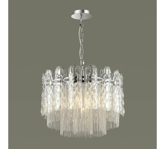 Люстра ODEON LIGHT металл, стекло E14 6*40W MELBA 4633/6