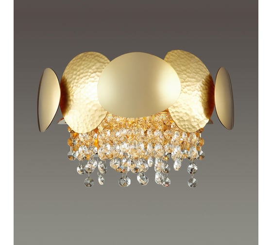 Бра ODEON LIGHT металл, хрусталь G9 2х40W ULLA 4636_2W