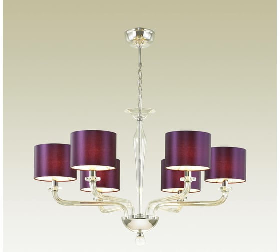 Люстра ODEON LIGHT ткань E14 6*40W VOSTA 4726/6
