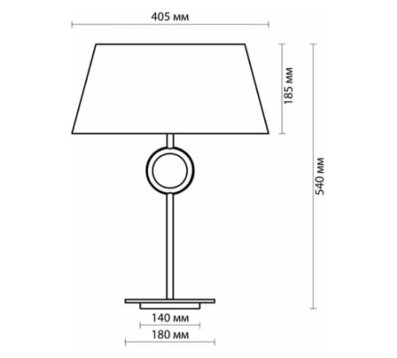 Настольная лампа ODEON LIGHT E27 60W HOTEL 2195/1T
