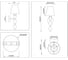 Светильник настенный Ambrella Light GD GR золото серый E14 max 40W LH75409 6