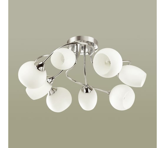 Потолочная люстра LUMION стекло E27 8х60W ALEXIS 4552/8C