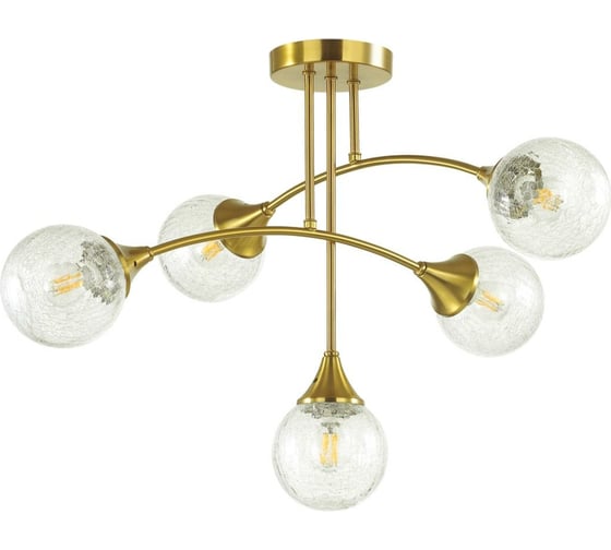 Потолочная люстра LUMION стекло E14 5*40W YOKO 4558_5C