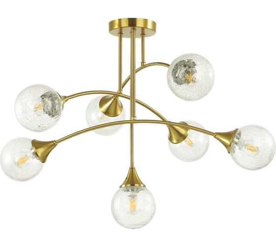 Потолочная люстра LUMION стекло E14 7х40W YOKO 4558_7C