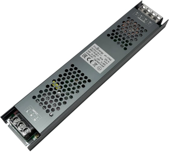 Блок питания для светодиодной ленты truEnergy Premium 48V 200W IP20 алюминий 273x53x23мм 17402 1