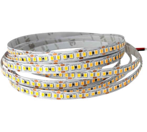 Лента светодиодная truEnergy 19W/m 3000K 24V SMD2835 IP20 3000Lm/m 5м + клемма 16514