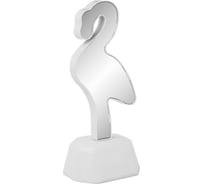 Светодиодный зеркальный ночник OGM фламинго, розовый, 3хАА, пластик, 82х72х190мм NL-01