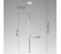 Подвесной светодиодный светильник Citilux SIGNATURE бронза CL247063 5