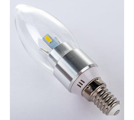 Светодиодная лампа Nord-Yada C35 3W S 220V E14 4200K (свеча прозрачная) 903644