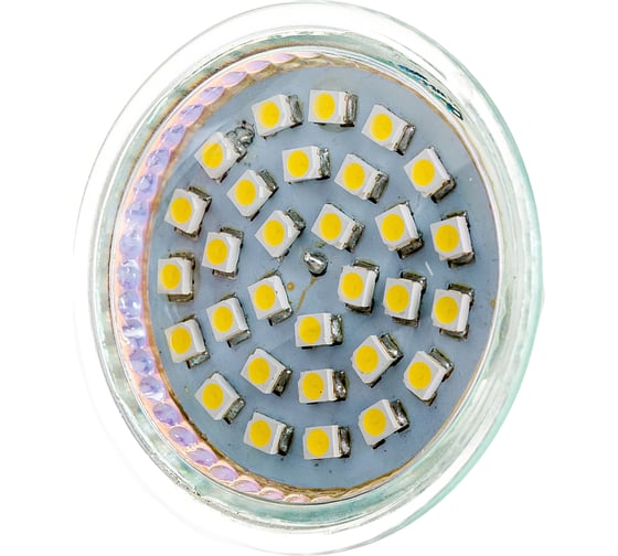 Светодиодная лампа Nord-Yada GU 5.3 (SMD) (24 диода) 2W/220V/MR16/4100K 903009