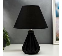 Настольная лампа RISALUX 1860/1BK E14 40Вт черный 25х25х35 см 6031412