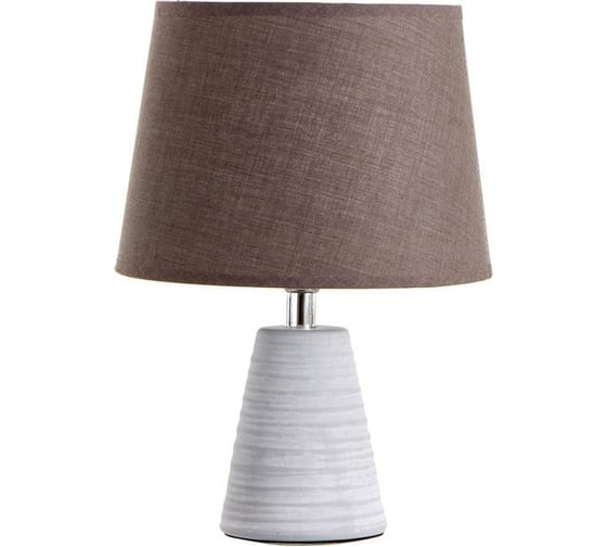 Настольная лампа RISALUX 320616/1 E14 40Вт белый 19,5х19,5х32 см 4733908 1