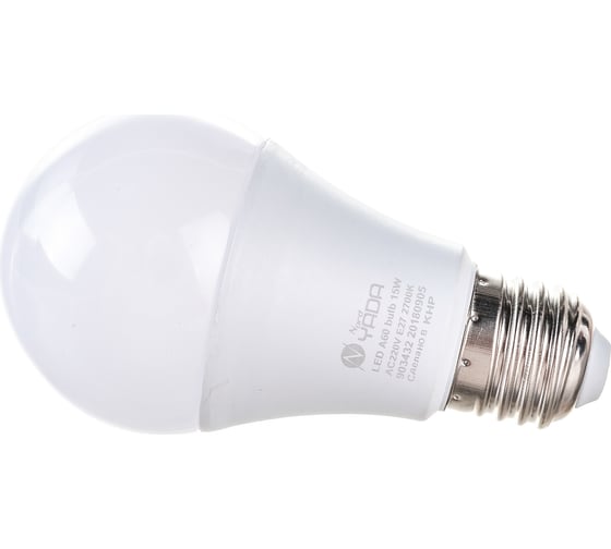 Светодиодная лампа Nord-Yada A60 15W S 220V E27 2700K (груша) термопластичный корпус 904568