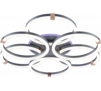 Люстра Росток DK06093/3+3 PR SILVER+FGD серебро/золото 192W+8W LED RGB 3000-6000K d750 ПДУ(ИК) диммер, HN24 988383242