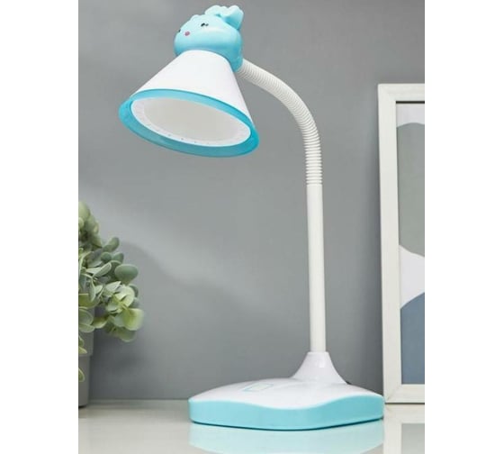Настольная лампа RISALUX 58074/1BL LED 5Вт синий 13,5х16х44см 5043829