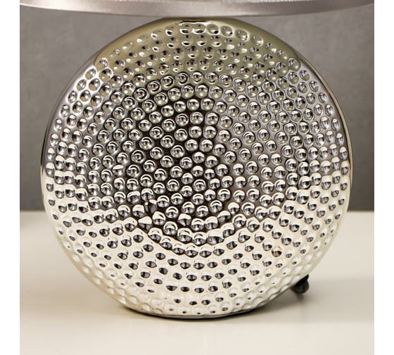 Настольная лампа RISALUX 7515121TL/1 E14 40Вт серебро 24,5х24,5х37 см 4551694
