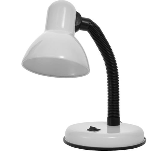 Настольная лампа RISALUX Е27, с выключателем, белая 34х14х14 3723902 1