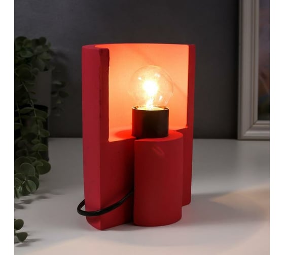 Настольная лампа RISALUX 16247/1TR Е27 60Вт терракотовый 10х13,5х18 см 5275592