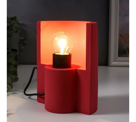 Настольная лампа RISALUX 16247/1TR Е27 60Вт терракотовый 10х13,5х18 см 5275592