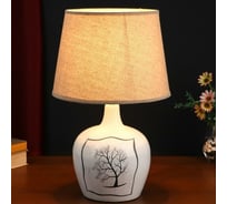 Настольная лампа RISALUX 32036/1 E27 40Вт белый 30х30х44,5 см 5037818