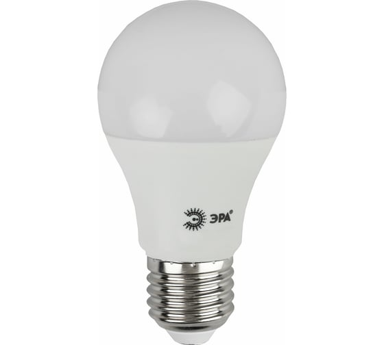 Светодиодная лампа ЭРА LED A60-10W-827-E27 R диод, груша, 10Вт, теплый свет, E27 Б0049634