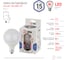 Светодиодная лампа ЭРА LED G90-15W-6000K-E27 диод, шар декор, 15Вт, холодный свет Б0049079 5
