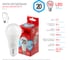 Светодиодная лампа ЭРА LED A65-20W-840-E27 R диод, груша, 20Вт, нейтральный свет, E27 Б0049637 2