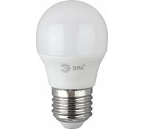 Светодиодная лампа ЭРА LED P45-6W-827-E27 R диод, шар, 6Вт, теплый свет, E27 Б0049643
