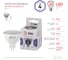 Светодиодная лампа ЭРА LED MR16-4W-860-GU5.3 диод, софит, 4Вт, холодный свет, GU5.3 Б0049068 4