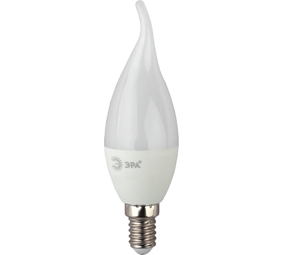 Светодиодная лампа ЭРА LED BXS-10W-827-E14 R диод, свеча на ветру, 10Вт, теплый свет, E14 10/100/2800 Б0051854