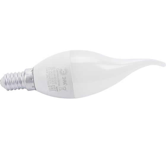 Светодиодная лампа ЭРА LED BXS-8W-827-E14 R диод, свеча на ветру, 8Вт, теплый свет, E14 10/100/2800 Б0051853