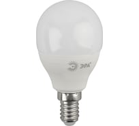 Светодиодная лампа ЭРА RED LINE LED P45 10W 840 E14 R E14 10Вт шар, нейтральная белая Б0050233