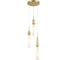 Светильник подвесной Ambrella Light GD WH золото белый G9max 28W LH75367 1