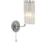 Бра настенный Rivoli Ifa 1063-401 1хЕ14 40 Вт хрусталь, с выключателем Б0070169 1