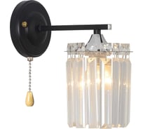 Бра настенный Rivoli June 1062-401 1хЕ27 60 Вт хрусталь, с выключателем Б0070166