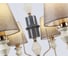 Светильник подвесной Ambrella Light GD GR золото серый E14 max 40W LH75403 5