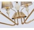 Светильник подвесной Ambrella Light GD GR золото серый E14 max 40W LH75403 6