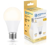 Лампа светодиодная Ambrella Light LED A60 12W IC E27 2700K 175-265V 601203
