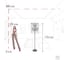 Торшер LOFT IT Vaille Crystal 10450F 12