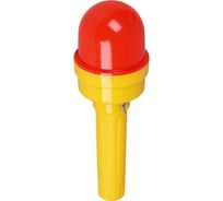 Фонарь сигнальный светодиодный AIRLINE ФС-41.У, 200/85мм с фотоэл-том для конусов/вех/барьер.,столб., пластик, красн. ADLS004