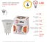 Светодиодная лампа ЭРА LED MR11 4W 827 GU4 диод, софит, 4Вт, теплый свет, GU4 Б0049065 4
