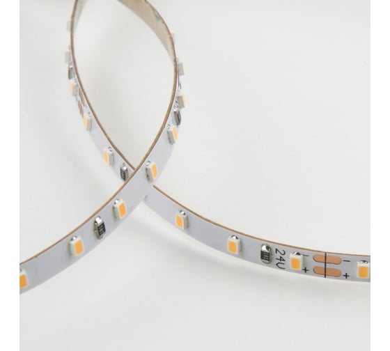Светодиодная лента Elektrostandard 2116 24V 120Led 8W IP20 3300K тёплый белый a056425