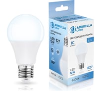 Лампа светодиодная Ambrella Light LED A60 12W IC E27 6400K 175-265V 601206