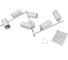 Светильник под лампу Jazzway PCL 0606 6xGU10 WH 230В IP20 настенно-потолочный декоративный 5066786 4