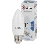 Лампы ЭРА STD LED B35-11W-840-E27 светодиодные (EC) E27 11Вт свеча нейтральный белый свeт Б0057756